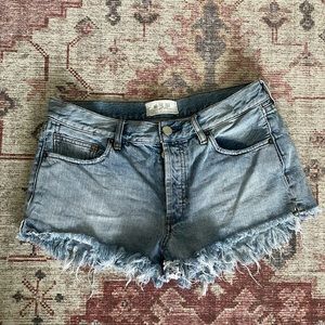 Free people jean shorts